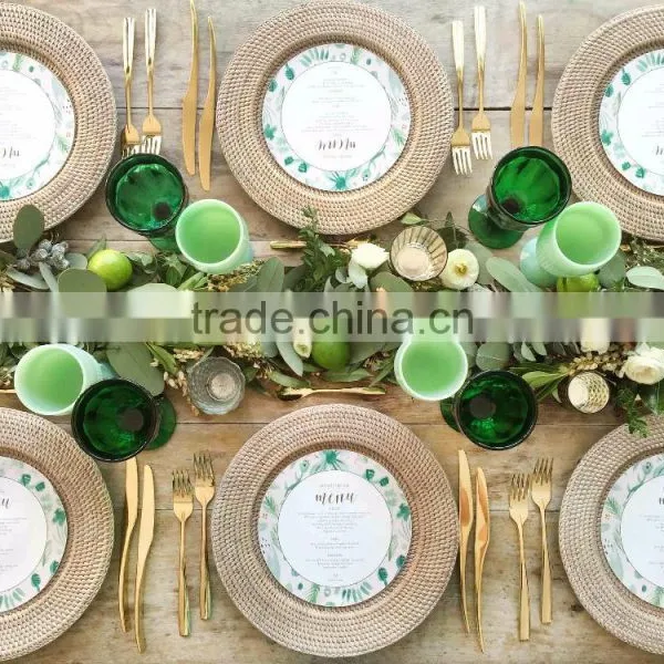 Rattan Charger Plate Cheap Price photo-5