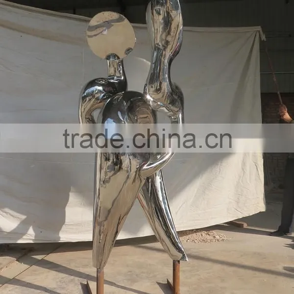 Stainless Steel Mirror Finishing Mucle Torso Metal Wall Art Decor photo-4