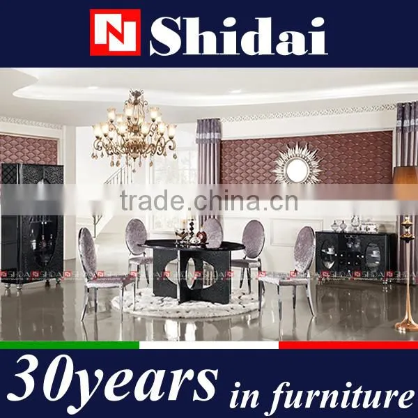 High Gloss Table, High Gloss Dining Table, White High Gloss Dining Table LV-A801A photo-2