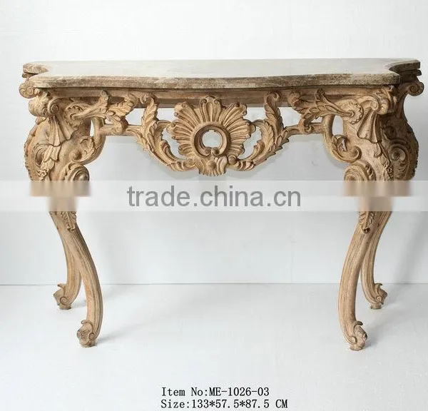 China Munafacturer Wholesales Hot Selling Console Table With Framed Mirror photo-3
