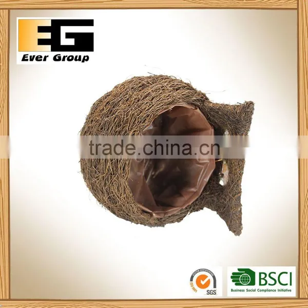 Natural Rattan Bird Shape for Garden Planting/decoration/storage Planter photo-5