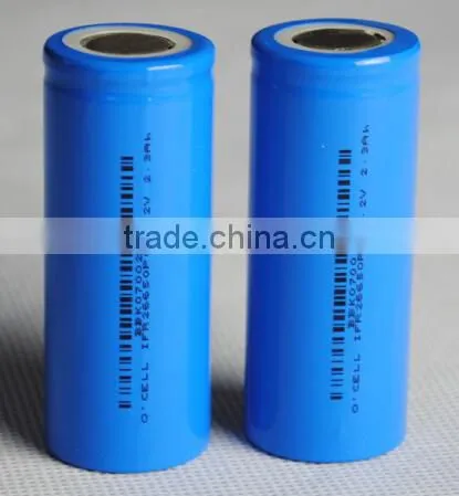 High Discharge Rate 3.2V 2300mAh 26650 LiFePO4 Battery photo-2