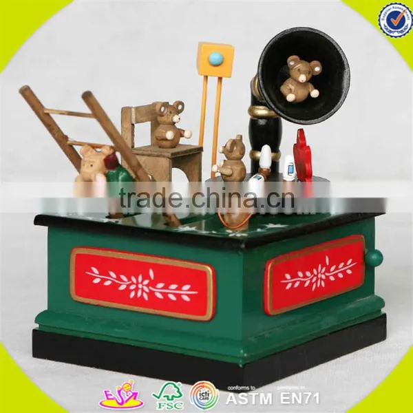 Wholesale Baby Wooden Toy Music Box Fashion Kids Wooden Toy Music Box Popular Children Wooden Toy Music Box W07B019C photo-2