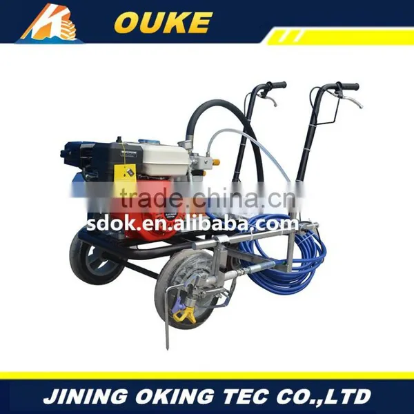 Hand push cold paint scribing marking-lines machine