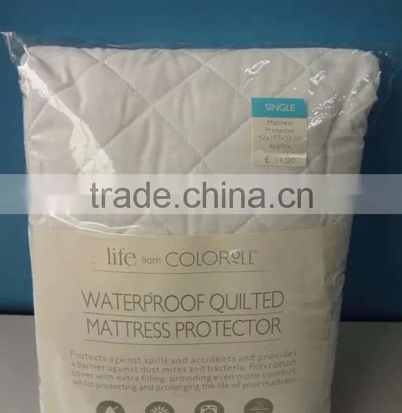 Waterproof Quilted Poly-cotton Mattress Protector photo-4
