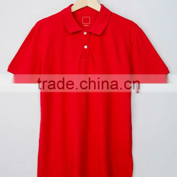 2016 OEM Service Wholesale 100% Cotton 95 Cotton /5 Elastane Uniform Polo t Shirt Polo Polo Shirts Customized Logo photo-4