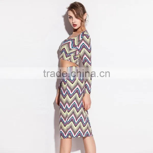 Two Piece Porm Dress Latest Wholesale Dress Designs for Ladies photo-4