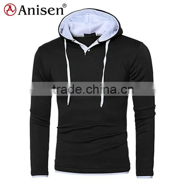 China Custom Design Polar Fleece Men Fleece Hoodies photo-3