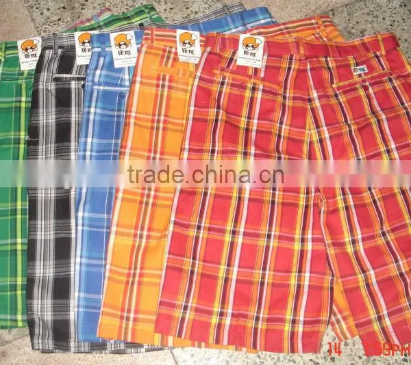 MENS YARN DYED CHECK BOARD SHORT photo-2