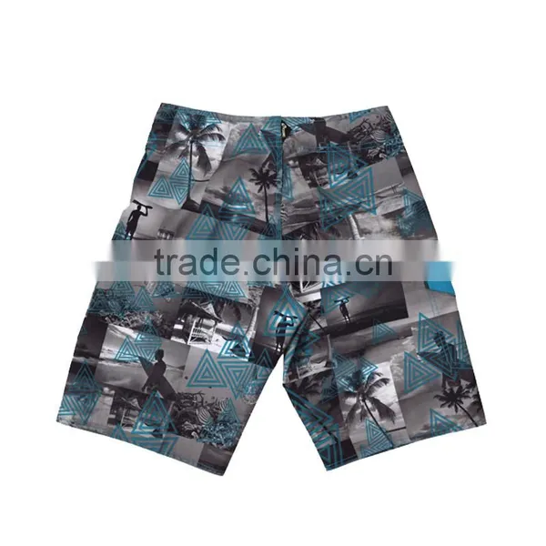 New Design 100% Polyester Men Board Short, Peach Beach Shorts photo-2
