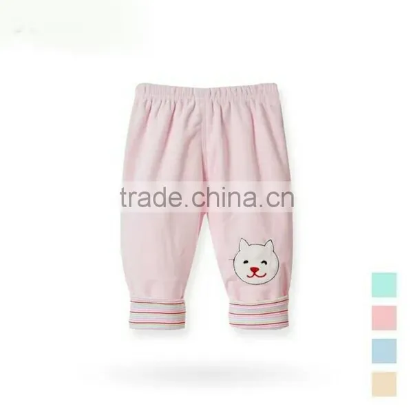 Korean Style Children Pants Wholesale Bear Pattern Cotton Baby Trousers photo-2