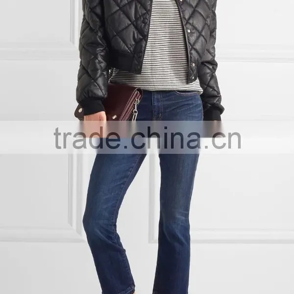 High Quality Woman Wearing Cashmere Thin Striped Turtleneck Sweater photo-4