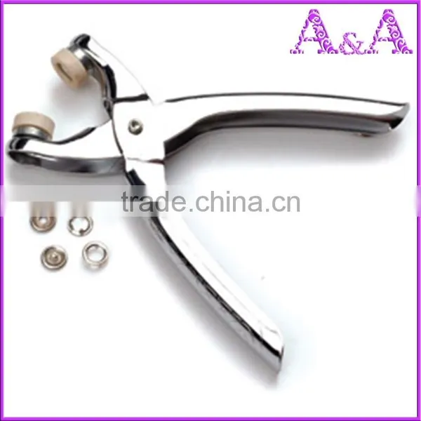 100 Sets Buttons Riveter Plier Hand Riveting Pliers photo-5