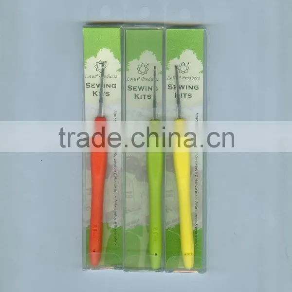 Blister Card Soft Rubber Alu & Iron Crochet Hook photo-3
