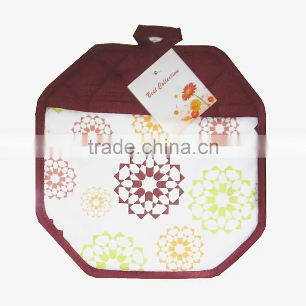 Heat Resistant Promotional Pot Mitt 100% Cotton Pot Holder For Kitchen photo-4