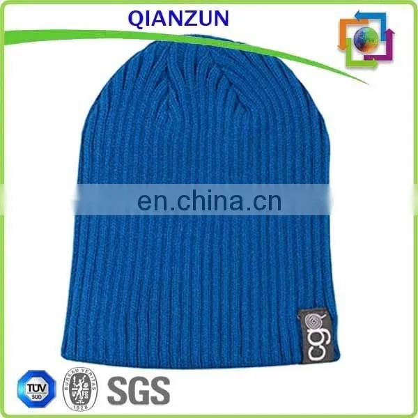 Mens Long Hat Beanie Plain Acrylic Beanie Caps/Hat photo-2