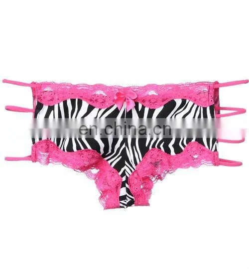 Ladies Colourful Sexy Brief With Multi Tape Accept OEM