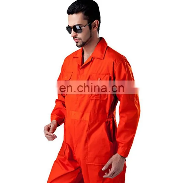 Custom Cotton Polyester Cheap Coveralls Uniform Design Professional Manufacturer photo-3