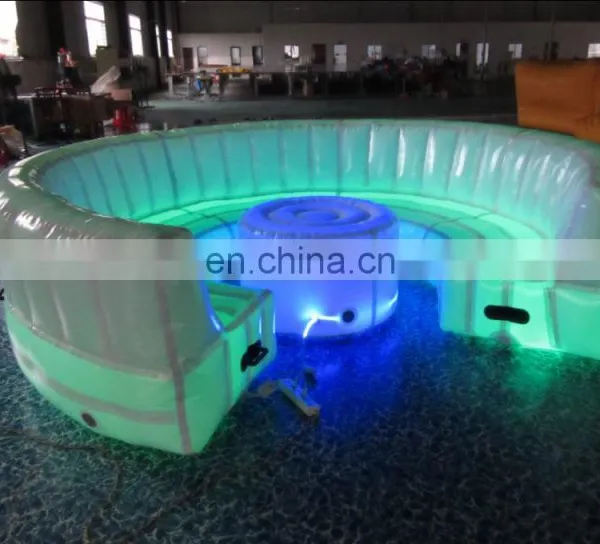 Fashon Inflatable Sofa Chair,LED Inflatbale Sofa With Table photo-4