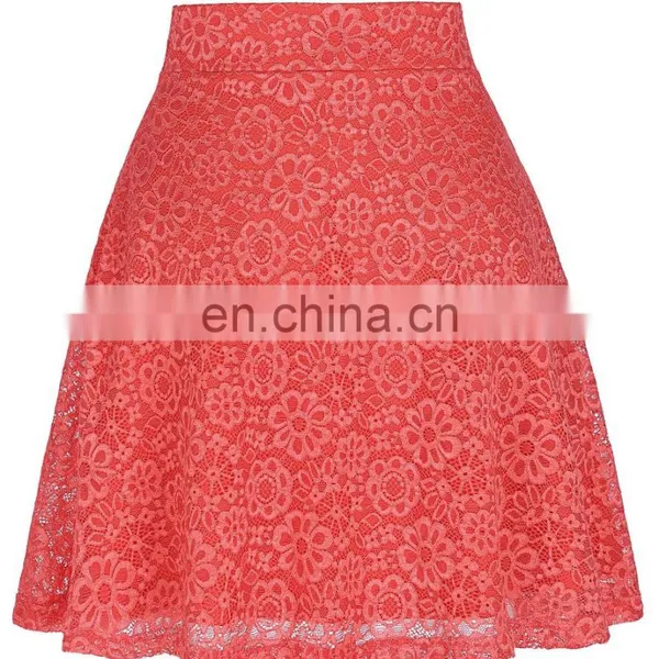 Kate Kasin Women Ladies Floral Pattern Lace Skirt A-Line Latest Skirt Design Pictures KK000445-2 photo-2