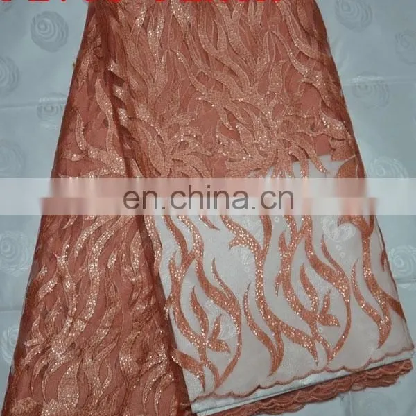 2015 New Arrival Fashion Sequins Guipure Lace Fabric(FL705)high Quality/best Price/in Stock/popular/fashion/prompt Delivery photo-2