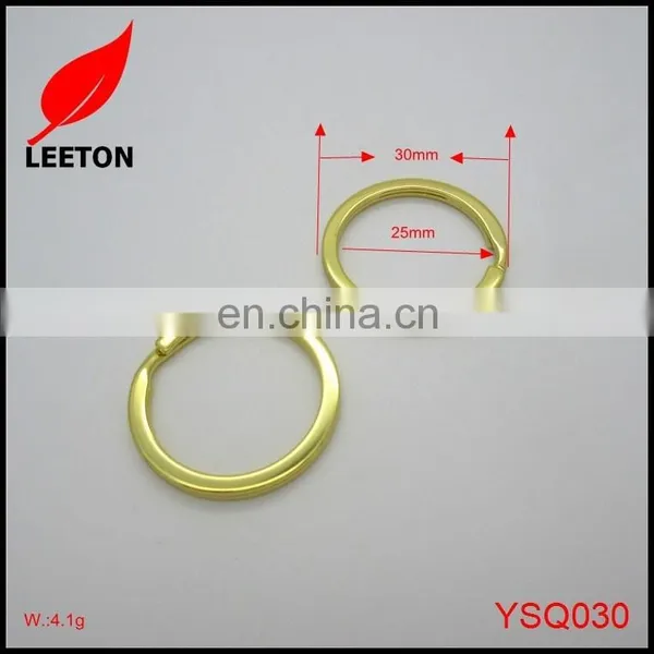 30mm Shiny Gold Flat Split Ring for Gift photo-5