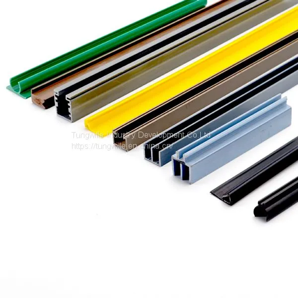 Extruding Plastics Material Extruded Pvc Profile Plastic photo-3