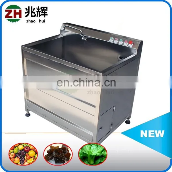 Commercial Ozone Bubble Strawberry Grape Fruit and Vegetable Washer photo-6
