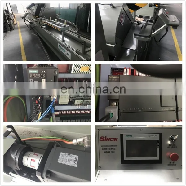 PVC Profile Cnc Control Double Mitre Cutting Saw/upvc Window Frame Cutting Machine/PVC Profile Cutting Machine photo-4