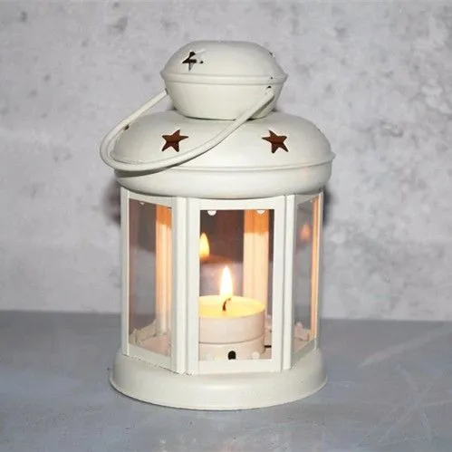 Portable Metal Hanging Lantern Iron Art Star Candle Lamp for Festival/Christmas Decoration photo-2