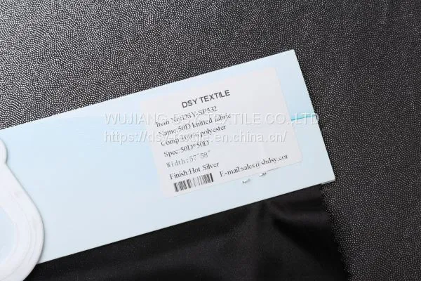 Knitted Polyester Fabric Bronzed Fabric