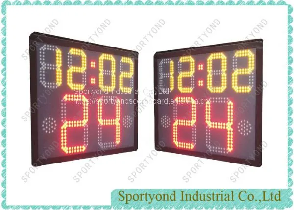 Basketball Shot Clock With Game Time