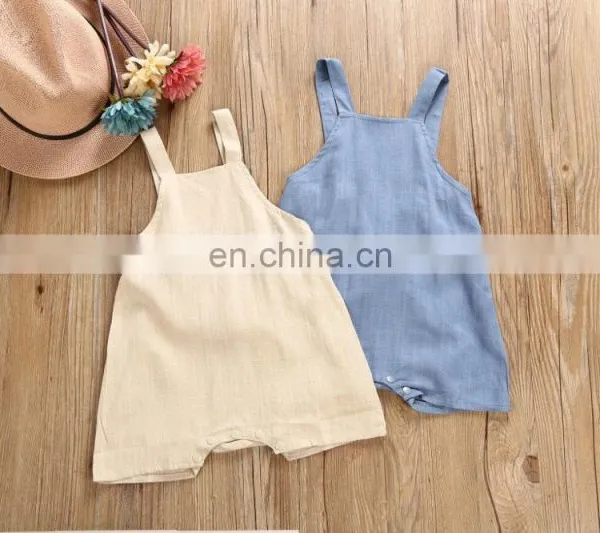 Wholesale Soft Toddler Summer Baby Romper Baby Girl Boy Rompers photo-3
