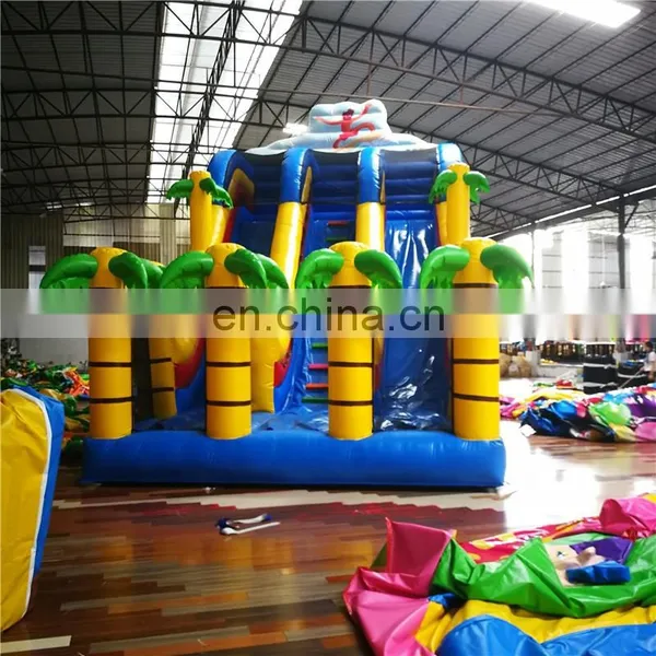 Commercial Forest Theme Kids Outdoor Inflatable Bounce House With Slide On Sale photo-2