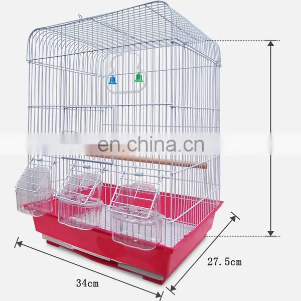 Wholesale Wrought Portable Chinese Large Aluminium Stainless Steel Iron Bird Parrot Cage photo-4