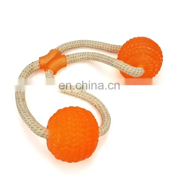 Factory Supply Suction Cup Tug Interactive Toy Dog Ball Toy Dog Rope Toys for Aggressive Chewer photo-2