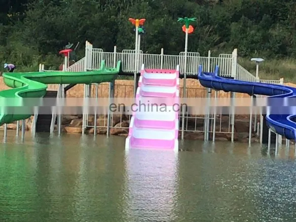 2019 Fiberglass Water Slide Factory Kids Adults Water Park Equipment Aqua Water Rides for JMQ-18169A photo-6