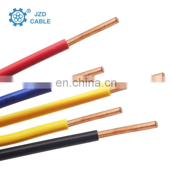 Bv1.5mm2 2.5mm2 Wire Solid Pvc Cable 4mm 10mm Cable de Cobre photo-2