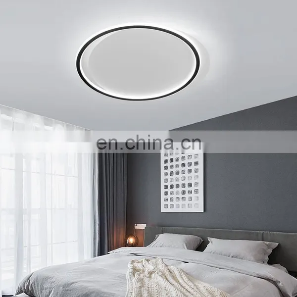 Bedroom Simple Modern Living Room Study Lamp Round Ultra-thin Led Ceiling Lamp Nordic Style Warm Room Lamp photo-4