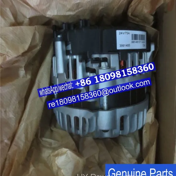424-6821genuine 24V 55A 9 GROOVE Perkins ALTERNATOR FITS CATERPILLAR ENGINES 8600594 8600684 4246821 Original Parts photo-2
