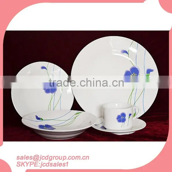 Best Selling 20 Pcs White Porcelain Dinner Set photo-2