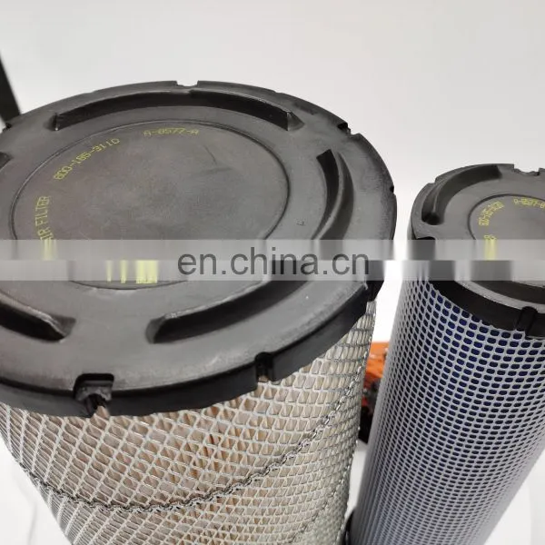 High Quality Excavator Air Filter 600-185-3110+600-185-3120 AF25492+AF25491 FOR PC210-6 PC200-7 PC210-7 photo-3