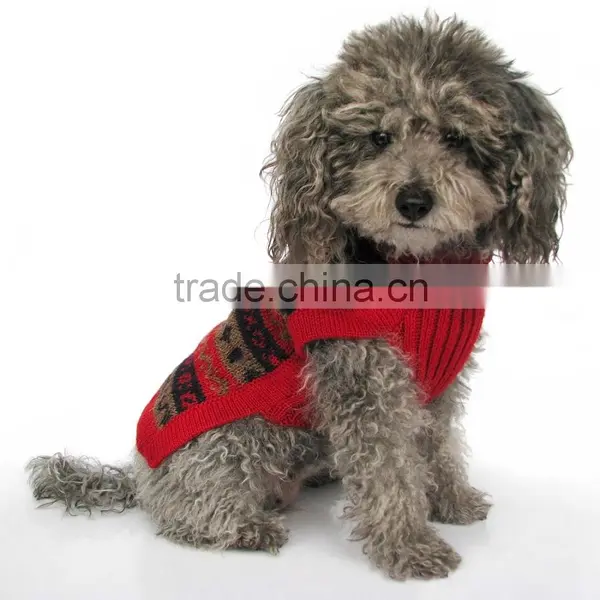 Fashion Chinese Cotton Knitted Christmas Dogs Sweater Clothing photo-2