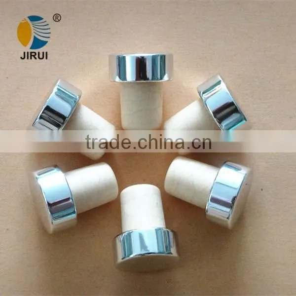 Plastic Synthetic Cork Stopper With Silver Aluminum Cover photo-5