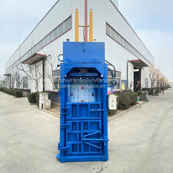 New Horizontal With Door Waste Paper Tube Paper Shell Can Compressor Plastic Paper Oil Paper Bundling Machine Wool Baler photo-2