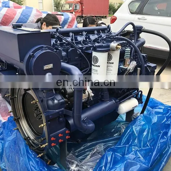 156hp 2100rpm 4 Stroke Weichai WP6C156-21 Diesel Engine Commonly Used for Marine Boat photo-2