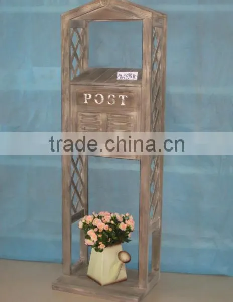 Wooden Post Box