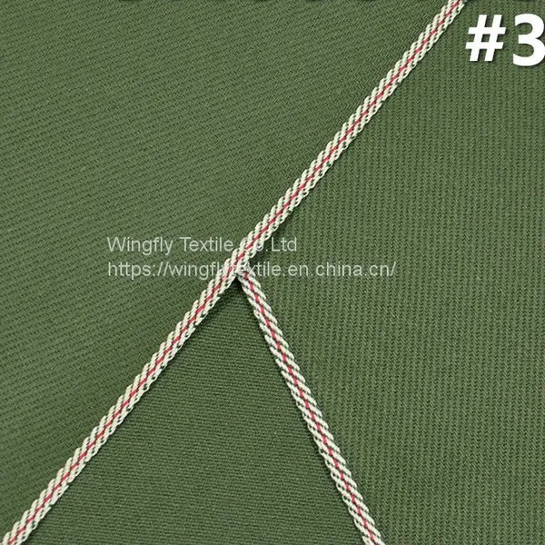 11 oz Raw Green Selvedge Denim Fabric Wholesale Premium Jeans Cloth Manufacturers Denim Material Supplier W181318 photo-5