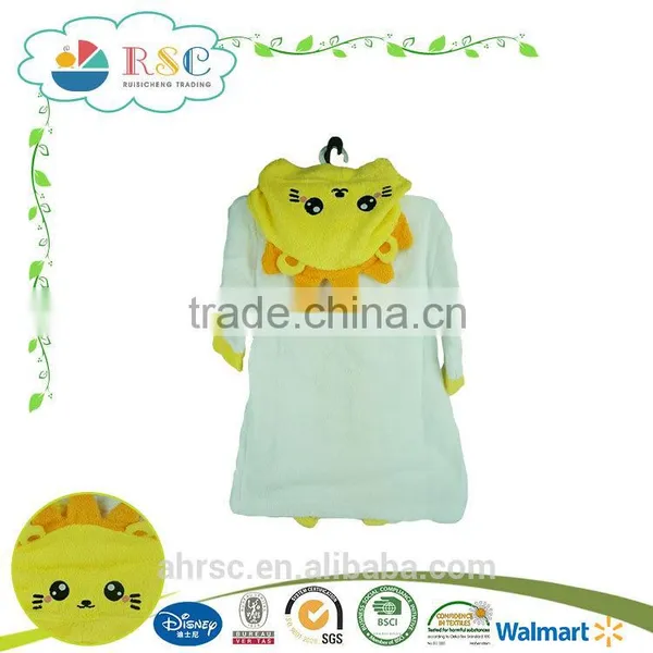 Solid Color Baby Cotton Quilted Bathrobe photo-6