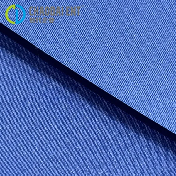 Ocean Recycled Oekotex Certified Waterproof 100% Ocean RPET PU Coated 75D*150D Fabric for Umbrella Tablecloth photo-3